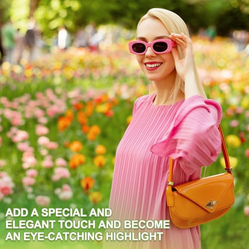 uxcell Bee Turn Lock Clasp, Zinc Alloy Closures Lock Fasteners Purse Twist Clip Clasp for Handbag Leather Bag Making - color: Light Gold