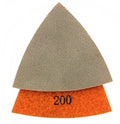 Z-Lion Diamond Electroplated Triangular Polishing Pads Grit 200 for Oscillating Tools - color: 1 Piece, size: 200#