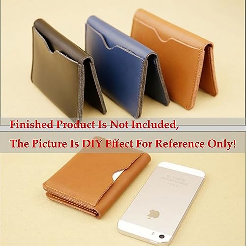 RIVEENY Leather Pattern Templates, Acrylic Card Holder Template for Leather Bag (Style-A)