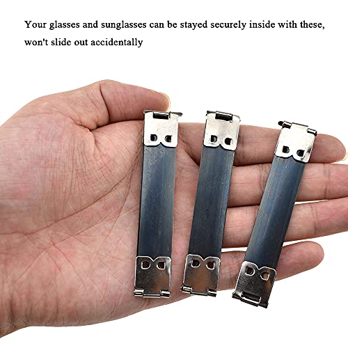 Hahiyo Flex Frame Kiss Clasp 80mm Length Metal Internal Hinge Clip Hook Keep Straight Sturdy Secure Smooth Open Close for DIY Cloth Bag Coin Purse Handbag Eyeglass Headphone 20pcs Silver - color: Silver, size: 80mm-Silver-20Pieces
