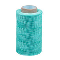 284Yards Leather Sewing Waxed Thread, 0.8mm Waxed Thread for Bookbinding | Waxed Thread for Bookbinding, Upholstery Thread Heavy Duty, Wax String for Leather Craft DIY/Bookbinding/Shoe Repairing - color: Aquamarine