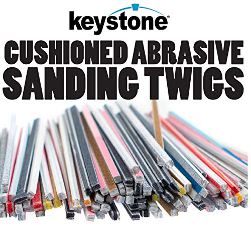 Keystone 100 Pcs Sanding Twigs Kit Ideal for Woodworking - size: 100 Piece Sanding Twigs Kit
