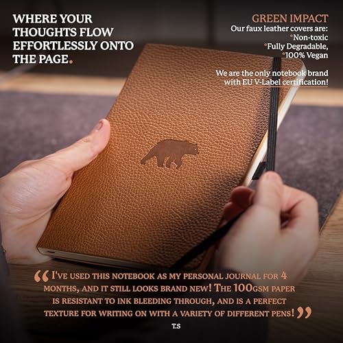 A5+ SC Brown Bear Dotted - color: Brown Bear, style: Dotted (Softcover)