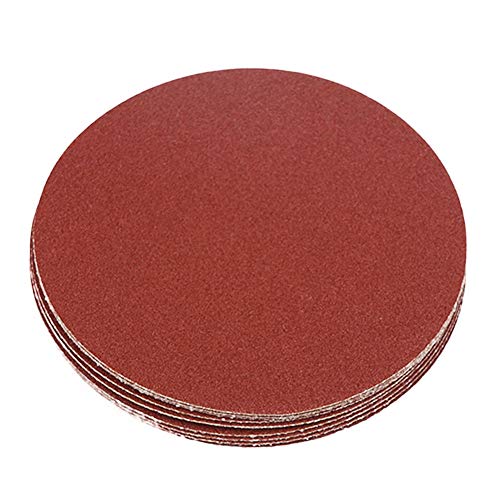5 Inch Sanding Discs NO-Hole Hook and Loop 120 Grit Sandpaper Aluminum Oxide Random Orbital Sander Pads (60-Pack) - size: 120 Grit, 60pcs