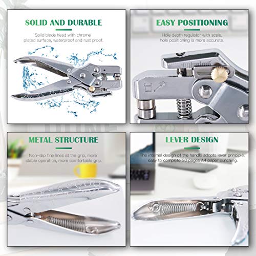 Keadic 300 Sets 1/5 inch Multi-Color Metal Eyelets Grommets Kit with Hole Punch Plier and 100pcs Extra Gold Eyelets, for Leather, Canvas, All Fabrics Clothes, Shoes, Belts, Bags, Crafts (11 Colors)