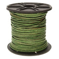 The Beadsmith Leather Cord –Dyed Antique Dark Green– 1mm Spool – 25 Yards/22.86 Meters – Indian Leather Thong Ideal for Braiding, Beading, Necklaces, Fine Lacing, Hair Accessories & DIY Jewelry Making - size: 1mm, style: Dyed Antique Dark Green – 25 Yards