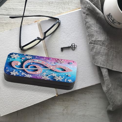 Diamond Painting Glasses Case - color: Note