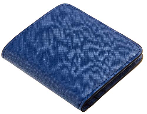 Toughergun Women’s Small Slim Leather Wallet with RFID Protection, Compact Bifold Mini Purse with Clear ID Window - color: CH Deep Blue