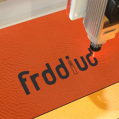 Laserable Leather Sheets,12" x 24"Laserable Leatherette Patch(Orange/Black) | CO2 Laser Engraving Supplies, Faux Leather for Crafting Tools,Leather Wallets - color: Orange/Black