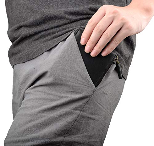 Genuine Leather Zipper Wallet With Coin Pocket, RFID Blocking Zip Around Front Pocket Bifold Wallet, Gift for Men - color: Black