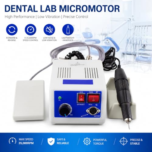 Marathon-III Micromotor Lab Jewelry Carving Sander Hand Kit | Suitable for micro carving, nail art, jewelry, and dentistry