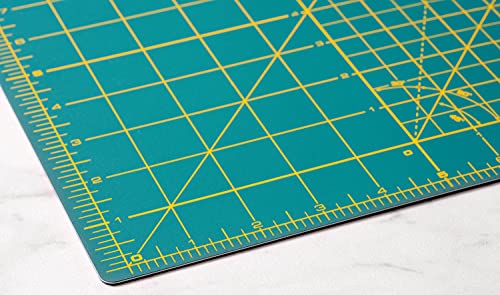 OLFA 18x24" Self-Healing Rotary Cutting Mat (RM-SG) - Double-Sided, Green