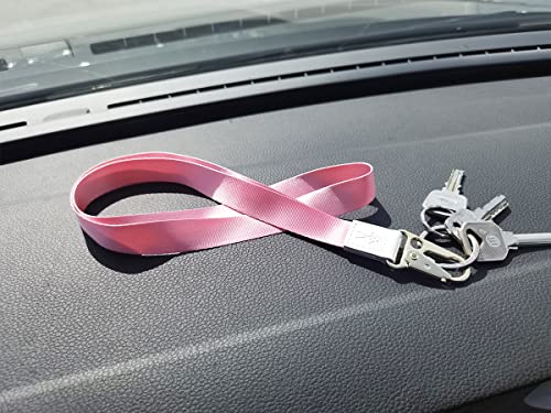 Cool Lanyards,Neck Strap for Keys Wallet and ID Badge,Key Chain Holder - color: Alight Pink