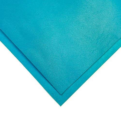 Real Bright Blue Lambskin: Genuine Sky Blue Lambskin Leather Sheet for Crafting, Sewing and Personalized Leather Projects (Blithe Blue, 10x10In/ 25x25cm) - color: Blithe Blue, size: 10x10In/ 25x25cm
