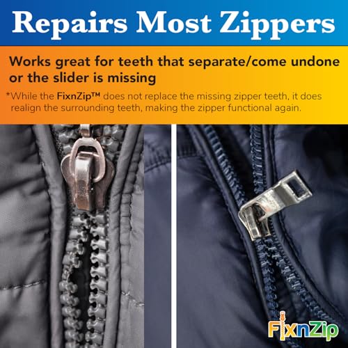 (Medium, Nickel) - See Size Guide - Universal Zipper Repair Kit for Jackets, Luggage, Bags - Backpack Zipper Replacement Repair Kit - Instant Zipper Fix - color: Nickel, size: Medium