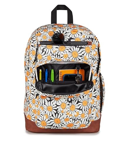 JanSport 34L Cool Backpack – 15-inch Laptop Sleeve, Daisy Dreamscape - color: Daisy Dreamscape