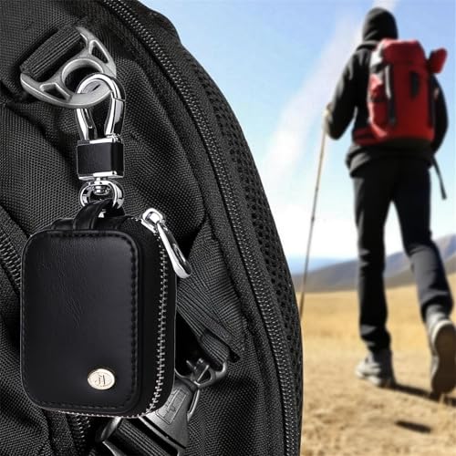 Earbud Case, Headphone Storage Case with Keychain EB-1Pcs Black - color: Black