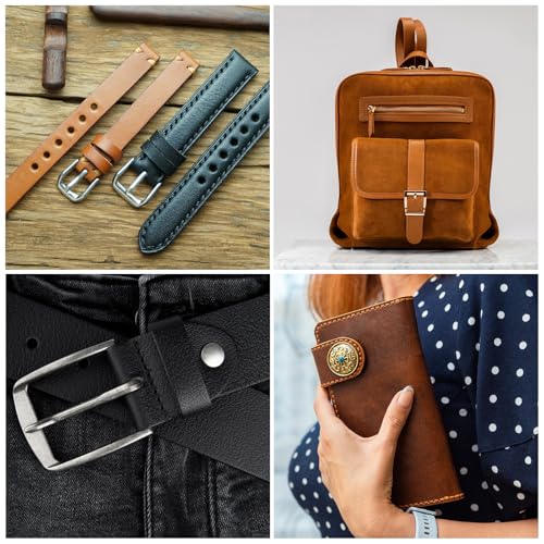 uxcell V-Shaped Leather Punch, 35mm, Leather Cutter, Belt End Cutter, Carbon Steel V Shape Punch Tool for Crafting Strap Belt, Wallet and Bag - size: 35mm