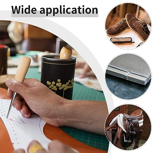 Leather Sewing Kit, Leather Working Tools and Supplies with Large-Eye Stitching Needles, Stitching Kit for Carpet Canvas DIY Sewing Repair