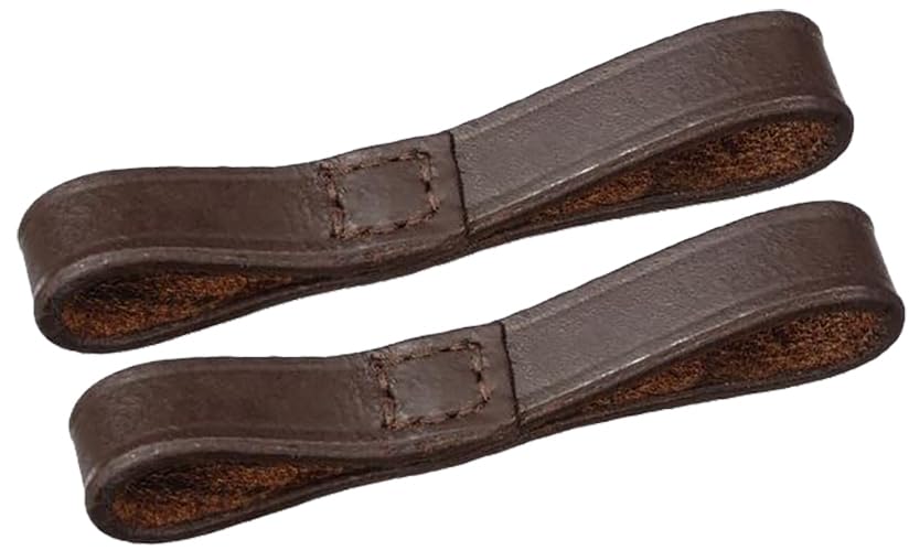 Bit Keepers Horse, Leather Bit Loops, English Bits for Horses, Fulmer Loops, Full Cheek Snaffle Bit Loops, Accessories for Horses - size: Medium