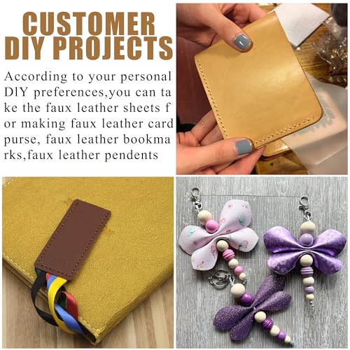 16 Pieces 8x6 Inch New Contrast Colors White Purple Light Purple Series Faux Leather Fabric Sheets Include Litchi Daisy Fine Chunky Glitter Butterfly Panda Leopard for Leather Earring Bows Making - color: White Purple Light Purple Series