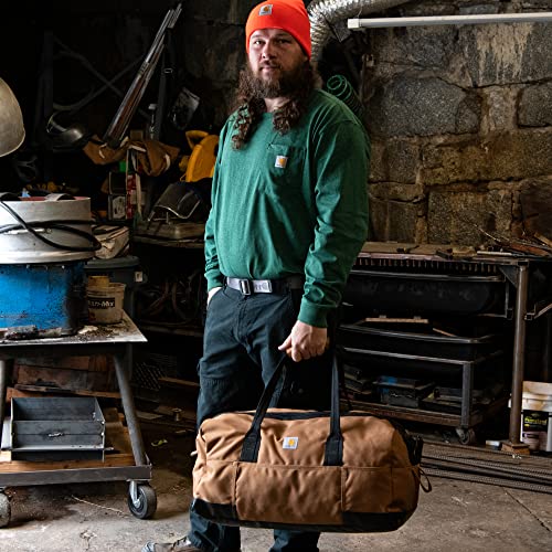 Carhartt Utility 55L Duffel Gravel | Classic Duffels, Heavy-Duty Bag for Jobsite, Gym, & Travel - color: Gravel, style: 55l