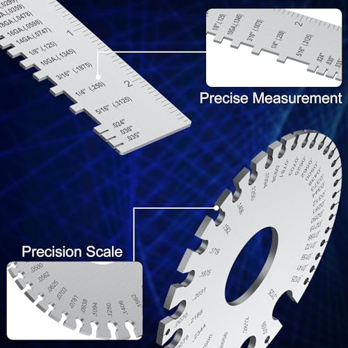 Professional Wire Gauge Measuring Tool-Set of 3 - size: Set of 3