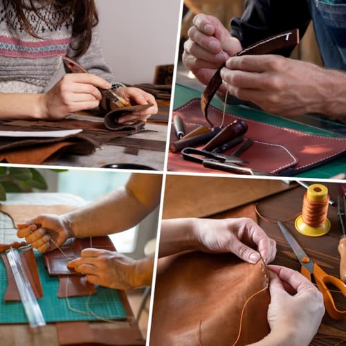 53.15 x 11.81 Inch Solid PU Leather Ostrich Fabric for Upholstery Embossed Textured Fuax Leather Sheet Soft Microfiber Waterproof Synthetic Roll for Handcrafts Jewlery Making(Coconut Brown) - color: Coconut Brown