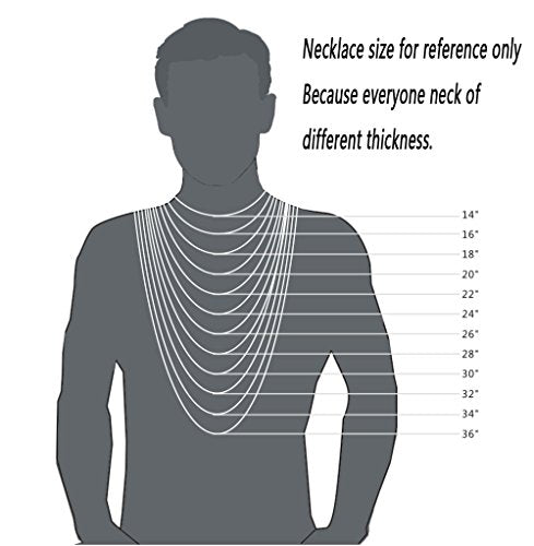 jonline24h Mens Womens Black Braided Leather Cord Rope Necklace Chain Stainless Steel Clasp 4mm 14-30inch