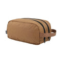 GOX Toiletry Travel Bag, Men Cosmetic Travel Bag, Portable Organizer, Brown | Large Wide-open, Big Compartment, Dual side-by-side wet-dry Separation Design, Water-resistant, Ultralight Toiletry Bag - color: Brown
