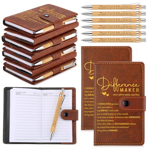 Marspark 10 Sets Difference Maker Appreciation Gifts,Brown - color: Brown
