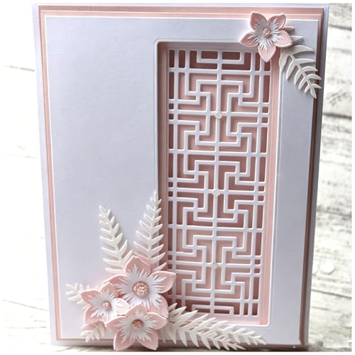 Metal Cutting Die for Scrapbooking - Cut Stencils for DIY Scrapbook Photo Album Decorative Paper Card, Card Making Supplies & Crafting Die Cut (Box 6.3 x 2.2 in) - color: Box 6.3 x 2.2 in