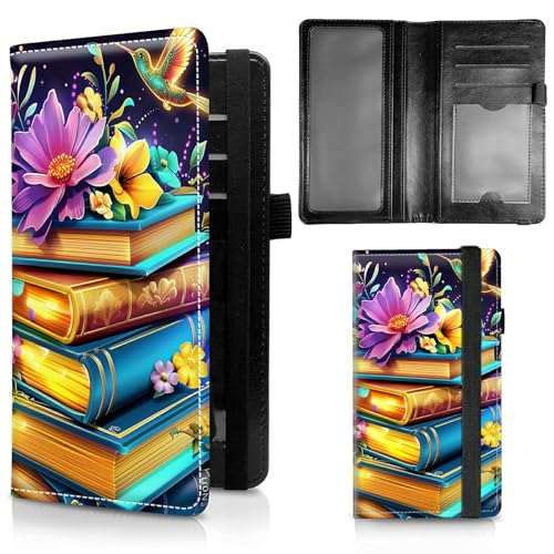 Check Book Cover for Personal Checkbook, Leather Business Checkbooks Plastic Insert Flap Card Holder Pen Hoop Holder with RFID Blocking Slim Wallet for Duplicate Checks Women Men, Book - color: Book