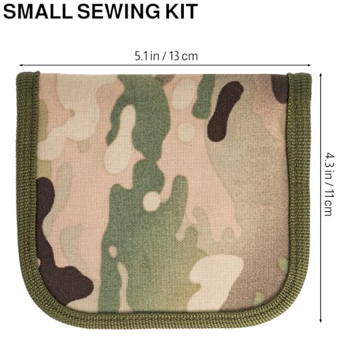 Military Sewing Kit OCP Army Sewing Kit for Adults Men Small Sewing Kits | Heavy Duty Small Travel Repair Sewing Tools Basic for Home, Outdoor, Tactical EDC Sew Kit with Buttons Needle and Thread Kit - color: Multi, size: 2 Pack
