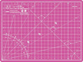 Elan Cutting Mat A4 Pink & Purple, Self Healing Cutting Mat 9x12 Inch, 5-Ply Craft Board Pink, Hobby Board for Crafts 9x12 Inch - style: 12 x 9"