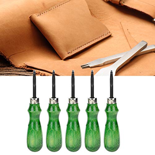 Eveler 0,Kyoshin Beveler,Leather Beveler Tool, Creaser,0.6Mm-1.4Mm Professional Beveler DIY Accessory Leather Craft Cutting Tool (0.6Mm) (1mm)