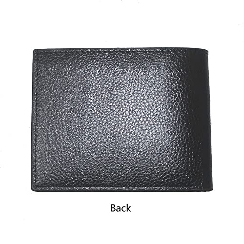 Slim Wallet for Men with Money Clip, Minimalist Bifold Mens Wallets with Credit Card Holder, PU Leather Men's Wallet with Zipper Coin Purse, Carteras Para Hombres (Black) - color: Black