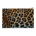 Money Bag with Zipper, Cute PU Leather Cash Bags, Portable Bank Bag Money Pouch for Cash, Coins, Checks, Receipts, Invoices Cosmetics Tools, Deposit Bag for Office Travel, Close Up Leopard - color: Close Up Leopard