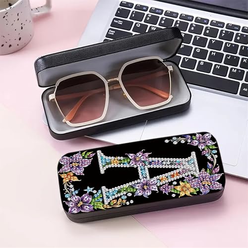 1pcs 5d Diamond Art Kits for Adults Small Diamond Painting Kit Gem Art Paint by Diamonds Dots Eyeglasses Case DIY for Beginner Women (#6) - color: #6
