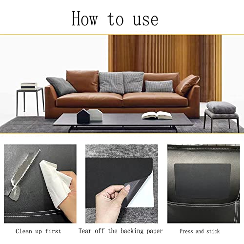 PXBBZDQ Leather Repair Tape 15.7"×59" Self Adhesive Leather Repair Patch for Car Seat,Sofas,Couches,Furniture - color: Brown, size: 15.7 x 59 Inches