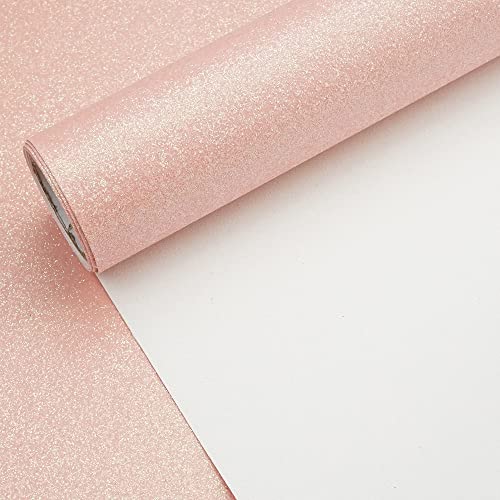 Baby Pink 11.8X 53 Inch (30 x 135 cm) Sparkly Superfine Glitter Leather Rolls Shiny Faux Fabric Canvas Perfect for Craft DIY Handmade Projects Patchwork Bow Earring Craft Key Chain - color: Baby Pink