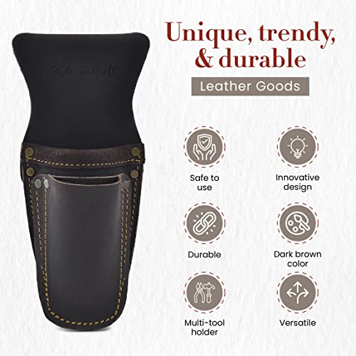 Style n Craft 9-Pocket Carpenter’s Nail and Tool Pouch - style: 3 Pocket Multi Tool Holder