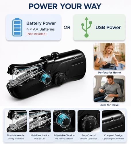 Handheld Sewing Machine for Adults Mini Portable Sewing Machine Beginners