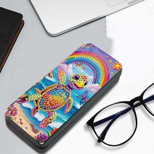 Diamond Painting Glasses Case - color: Sea Turtle