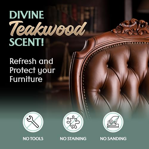 FORTIVO Furniture Salve for Leather - Polisher, Moisturizer, and Restorer for Couches and Furniture - Conditioner for Leather, Wood, and Vinyl - Repair Salve with Brush - 4oz (Pack of 2) - size: 4 Ounce (Pack of 2)