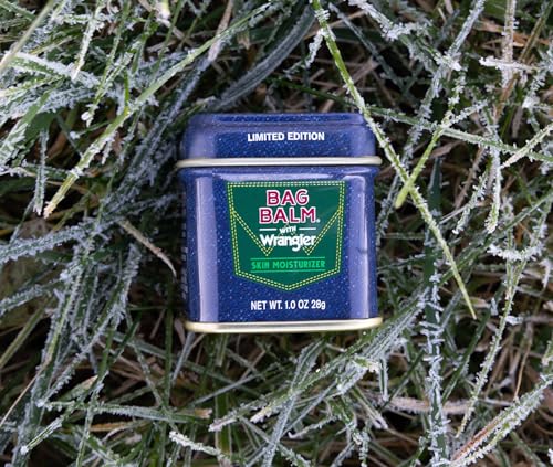 Bag Balm Vermont's Original Skin Moisturizer - Full Body Hydrating Skin Care: Dry Hands, Lips, Face, Feet & More - Unscented, Cruelty & Paraben Free - Day & Night, Men & Women (Wrangler, 3-Pack) - size: 1 Ounce (Pack of 3)