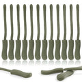 CooBigo 12Pack Zipper Pull Replacement, Golf Bag Zipper Pull Replacement Tab for Backpack, Jackets, Pants, Boots, Coats, Luggage - ArmyGreen(Universal Extender), #11 ArmyGreen(12 PACK) - color: 06#- MilitaryGreen 12pcs