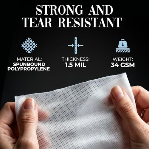 Pack of 5 Anti-Scratch Pouches, 5" x 8" Protective Dust Bags for Handbags, Shoes, and Accessories - Made in USA Purse Dust Bag for Storage - Soft, Breathable Cloth-Like Shoe Storage Bag | Soft, Breathable Cloth-Like Storage Pouches for Handbags, Shoes and