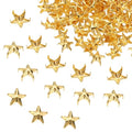 PATIKIL 10mm Metal Studs Spots 200Pcs Star Claw Beads Nailhead Rivets Spike Studs for Leather Craft Clothes Belt Bag Shoes, Gold - color: Gold, size: 10mm