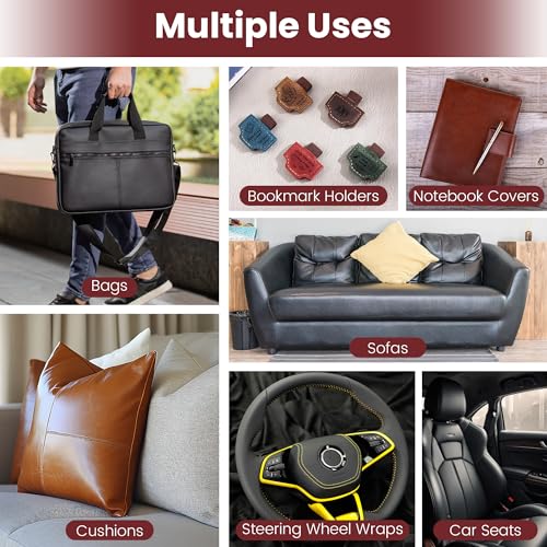 Marine Vinyl Fabric, Upholstery Faux Leather Fabric by The Yard, 0.95 mm Thick PU Leather Sheets for Sofa Chairs Handbags Hair Bows Earrings Crafts (1 Foot 12''X 54'', Burgundy) - color: Burgundy, size: 1 Foot